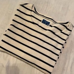 J. Crew Unisex Breton Striped Long-Sleeved T-Shirt Sz Small